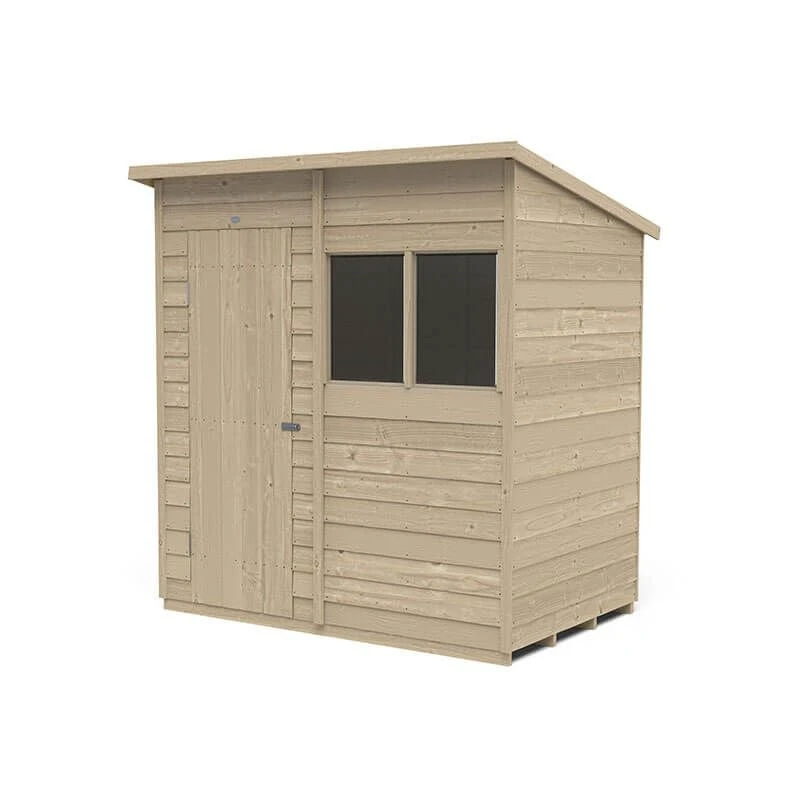 6' X 4' Forest 4Life 25yr Guarantee Overlap Pressure Treated Pent Wooden Shed (1.98m X 1.39m) 13 6' X 4' Forest 4Life 25yr Guarantee Overlap Pressure Treated Pent Wooden Shed (1.98m X 1.39m) - Image 11