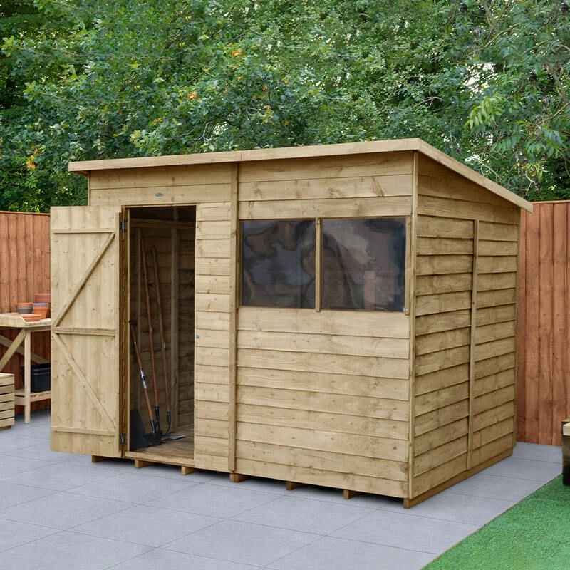 8' X 6' Forest 4Life 25yr Guarantee Overlap Pressure Treated Pent Wooden Shed (2.51m X 2.04m) 3 8' X 6' Forest 4Life 25yr Guarantee Overlap Pressure Treated Pent Wooden Shed (2.51m X 2.04m)