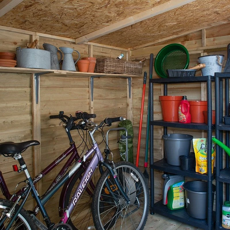 8' X 6' Forest 4Life 25yr Guarantee Overlap Pressure Treated Pent Wooden Shed (2.51m X 2.04m) 22 8' X 6' Forest 4Life 25yr Guarantee Overlap Pressure Treated Pent Wooden Shed (2.51m X 2.04m) - Image 20