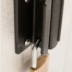 10' X 8' Yardmaster Castleton Anthracite Metal Shed (3.03m X 2.37m) -Zen Gardenia Sales padlockable door handles 20 1 1