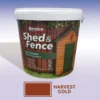 Fence & Shed Treatment 5ltr Harvest Gold -Zen Gardenia Sales paint treatment harvest gold new min