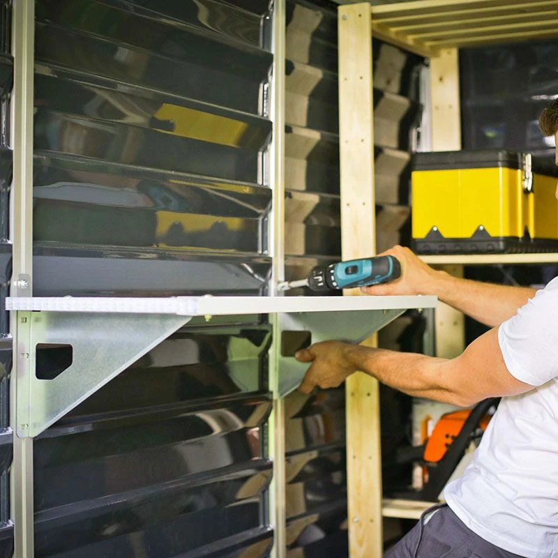 Palram Canopia 3' X 1' Shed Shelving For Skylight And Rubicon Sheds 7 Palram Canopia 3' X 1' Shed Shelving For Skylight And Rubicon Sheds - Image 5