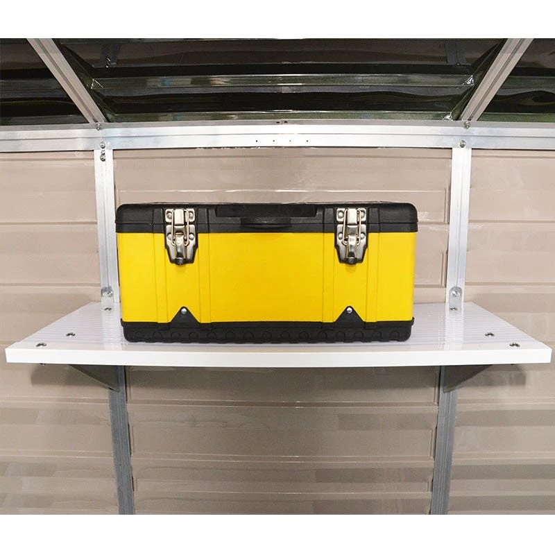 Palram Canopia 3' X 1' Shed Shelving For Skylight And Rubicon Sheds 6 Palram Canopia 3' X 1' Shed Shelving For Skylight And Rubicon Sheds - Image 4