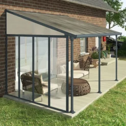 Palram Canopia Feria3 Side Wall - Grey