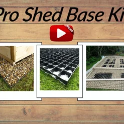 7x5 Plastic Shed Base Kit -Zen Gardenia Sales pro base kit 2 3