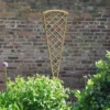6' X 2' Forest Hidcote Decorative Diamond Lattice Fan Trellis (1.8m X 0.61m) -Zen Gardenia Sales rffl06hd 6x2 forest hidcote fan trellis insitu1 min