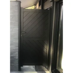Barnstaple Premium Aluminium Side Gate - Black