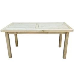 Forest Rosedene Wooden Garden Table 5'x3' (1.5x0.9m) -Zen Gardenia Sales rotahd 5x3 delemere table cutout2