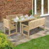 Forest Rosedene Wooden Garden Table 5'x3' (1.5x0.9m) -Zen Gardenia Sales rotahd 01