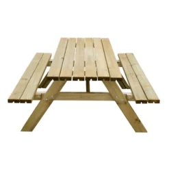 Forest Large Rectangular Wooden Garden Picnic Table 6'x5' (1.8x1.5m) -Zen Gardenia Sales rpt177hd 04