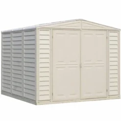 8' X 8' Saffron Plastic Vinyl Apex Shed (Includes Foundation Kit And Skylight) (2.39m X 2.39m) 11 8' X 8' Saffron Plastic Vinyl Apex Shed (Includes Foundation Kit And Skylight) (2.39m X 2.39m) -Zen Gardenia Sales saffronapex88 8x8 saffron plastic vinyl apex shed cutout1 min