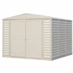 8' X 8' Saffron Plastic Vinyl Apex Shed (Includes Foundation Kit And Skylight) (2.39m X 2.39m) 12 8' X 8' Saffron Plastic Vinyl Apex Shed (Includes Foundation Kit And Skylight) (2.39m X 2.39m) -Zen Gardenia Sales saffronapex88 8x8 saffron plastic vinyl apex shed cutout2 min