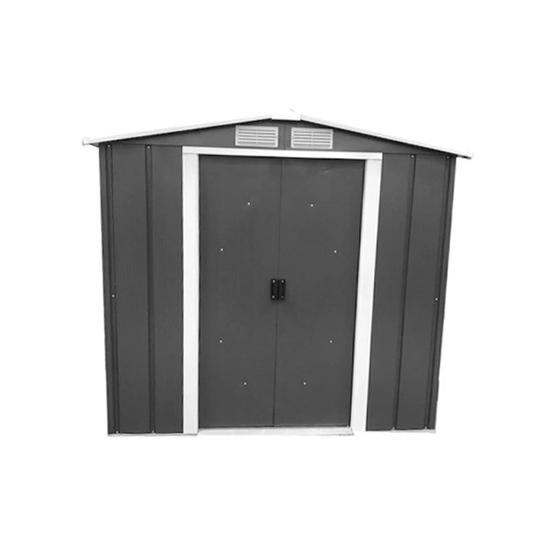 8' X 8' Sapphire Apex Anthracite Metal Shed (2.62m X 2.42m) 4 8' X 8' Sapphire Apex Anthracite Metal Shed (2.62m X 2.42m) - Image 2