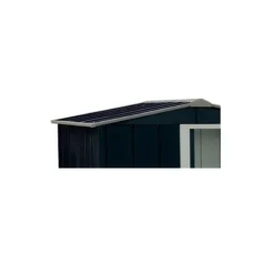 8' X 6' Sapphire Apex Anthracite Metal Shed (2.62m X 1.82m) -Zen Gardenia Sales sapphire anthracite roof 3