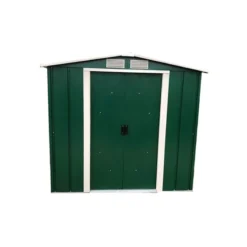 10' X 10' Sapphire Apex Green Metal Shed (3.22m X 3.02m) 11 10' X 10' Sapphire Apex Green Metal Shed (3.22m X 3.02m) -Zen Gardenia Sales sapphire green cutout1 2