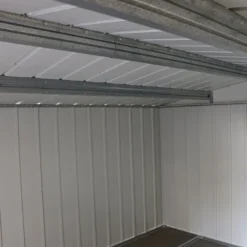 10' X 10' Sapphire Apex Anthracite Metal Shed (3.22m X 3.02m) 20 10' X 10' Sapphire Apex Anthracite Metal Shed (3.22m X 3.02m) -Zen Gardenia Sales sapphire1010anth 2021 sapphire apex metal shed 10x10 anthracite new look close up3 min