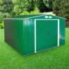 10' X 10' Sapphire Apex Green Metal Shed (3.22m X 3.02m)