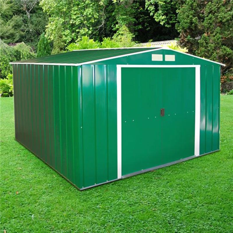 10' X 10' Sapphire Apex Green Metal Shed (3.22m X 3.02m) 3 10' X 10' Sapphire Apex Green Metal Shed (3.22m X 3.02m)