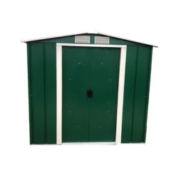 6' X 4' Sapphire Apex Green Metal Shed (2.02m X 1.22m) -Zen Gardenia Sales sapphire64gn sapphire 6x4 green cutout1
