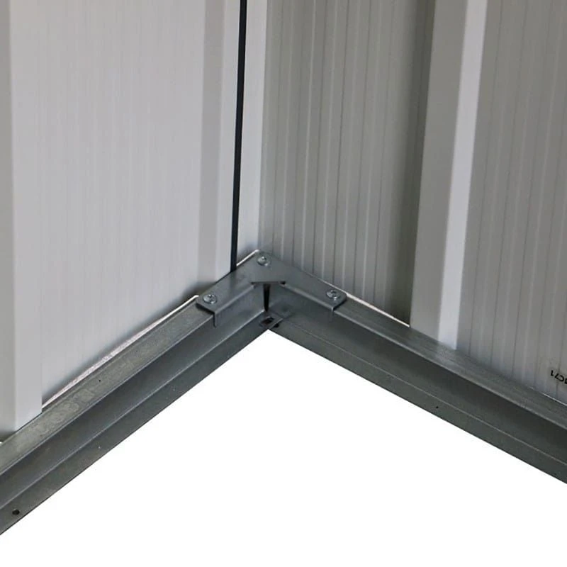 6' X 6' Sapphire Apex Anthracite Metal Shed (2.02m X 1.82m) 10 6' X 6' Sapphire Apex Anthracite Metal Shed (2.02m X 1.82m) - Image 8