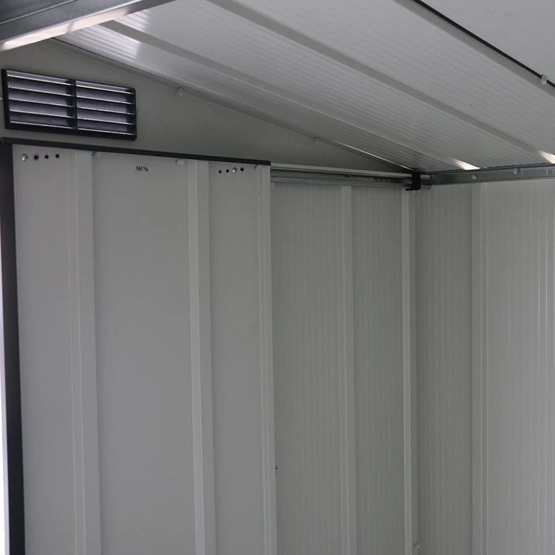 6' X 6' Sapphire Apex Anthracite Metal Shed (2.02m X 1.82m) 11 6' X 6' Sapphire Apex Anthracite Metal Shed (2.02m X 1.82m) - Image 9