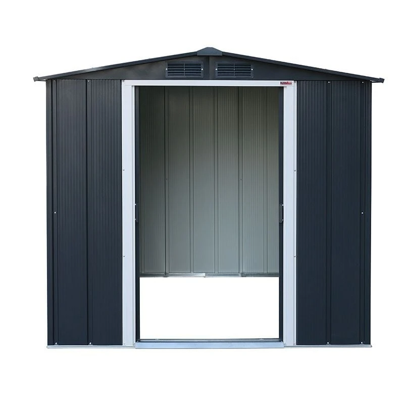 6' X 6' Sapphire Apex Anthracite Metal Shed (2.02m X 1.82m) 7 6' X 6' Sapphire Apex Anthracite Metal Shed (2.02m X 1.82m) - Image 5
