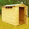 6' X 8' Shire Premium Security Apex Wooden Garden Shed (1.79m X 2.39m) -Zen Gardenia Sales secs0806dsl 1aa 6x8 shire premium security shed main min