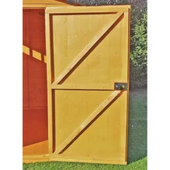 6' X 10' Shire Premium Security Apex Wooden Garden Shed (1.79m X 2.99m) -Zen Gardenia Sales secs1006dsl 1aa 6x10 shire premium security shed door min