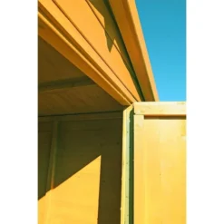 6' X 10' Shire Premium Security Apex Wooden Garden Shed (1.79m X 2.99m) -Zen Gardenia Sales secs1006dsl 1aa 6x10 shire premium security shed front2 min