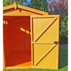 6' X 10' Shire Premium Security Apex Wooden Garden Shed (1.79m X 2.99m) -Zen Gardenia Sales secs1006dsl 1aa 6x10 shire premium security shed interior1 min