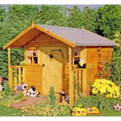 6' X 5'6 Shire Cubby Childrens/ Kids Wooden Garden Playhouse