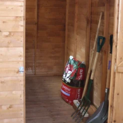 8'3 X 4' Mercia Shiplap Pent Wooden Garden Shed (2.51m X 1.21m) -Zen Gardenia Sales si 001 004 0028bun 9 min