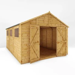 15' X 10' Mercia Shiplap Apex Workshop (4.5m X 3.2m) -Zen Gardenia Sales si 001 004 0098 15x10 workshop render4 min