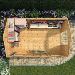 16' X 10' Mercia Shiplap Apex Workshop (4.8m X 3.2m) -Zen Gardenia Sales si 001 004 0099 16x10 workshop feature1 min