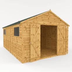 16' X 10' Mercia Shiplap Apex Workshop (4.8m X 3.2m) -Zen Gardenia Sales si 001 004 0099 16x10 workshop render2 min