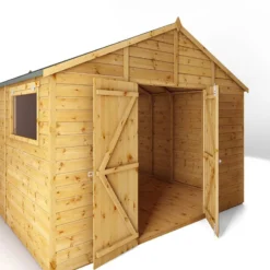 18' X 10' Mercia Shiplap Apex Workshop (5.4m X 3.2m) -Zen Gardenia Sales si 001 004 0100 18x10 workshop feature4 min