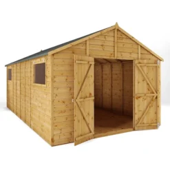 18' X 10' Mercia Shiplap Apex Workshop (5.4m X 3.2m) -Zen Gardenia Sales si 001 004 0100 18x10 workshop render4 min