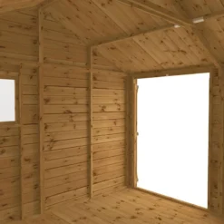 10' X 10' Mercia Shiplap Reverse Apex Workshop (3.2m X 3m) -Zen Gardenia Sales si 001 004 0110 10x10 workshop feature4 min