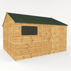 12' X 10' Mercia Shiplap Reverse Apex Workshop (3.6m X 3.2m) -Zen Gardenia Sales si 001 004 0111 12x10 workshop render1 min 1