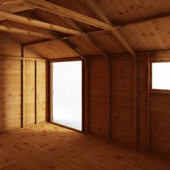 14' X 10' Mercia Shiplap Reverse Apex Workshop (4.2m X 3.2m) -Zen Gardenia Sales si 001 004 0112 14x10 workshop feature2 min