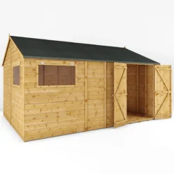 14' X 10' Mercia Shiplap Reverse Apex Workshop (4.2m X 3.2m) -Zen Gardenia Sales si 001 004 0112 14x10 workshop render5 min