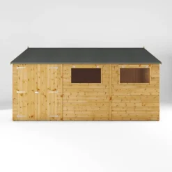 15' X 10' Mercia Shiplap Reverse Apex Workshop (4.5m X 3.2m) -Zen Gardenia Sales si 001 004 0113 15x10 workshop render1 min