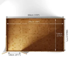 18' X 10' Mercia Shiplap Reverse Apex Workshop (5.4m X 3.2m) 18 18' X 10' Mercia Shiplap Reverse Apex Workshop (5.4m X 3.2m) -Zen Gardenia Sales si 001 004 0115 18x10 workshop drawing2 min