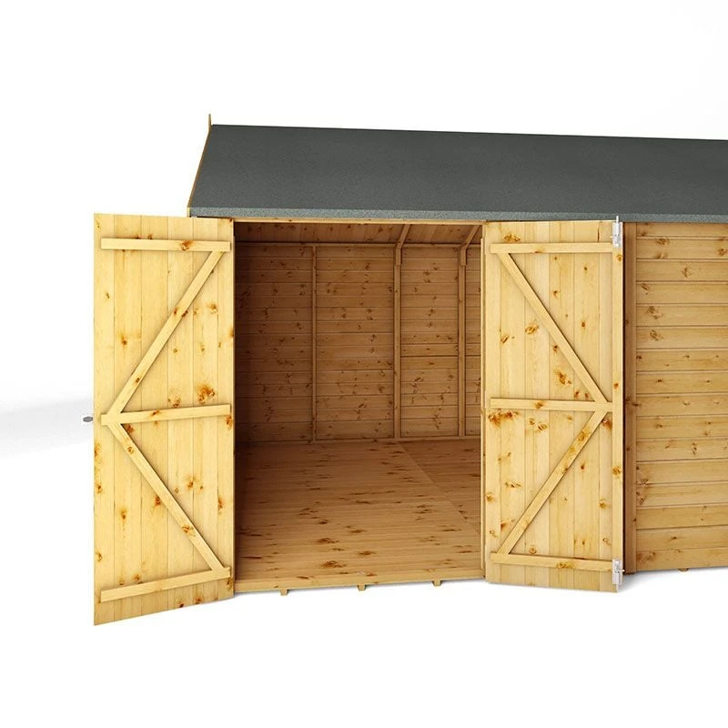 18' X 10' Mercia Shiplap Reverse Apex Workshop (5.4m X 3.2m) 14 18' X 10' Mercia Shiplap Reverse Apex Workshop (5.4m X 3.2m) - Image 12