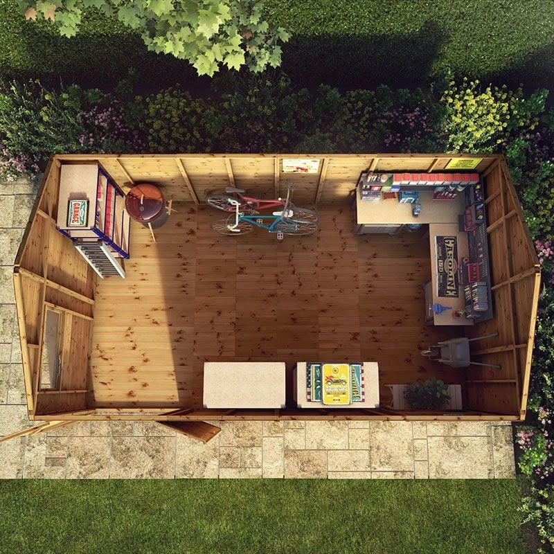 18' X 10' Mercia Shiplap Reverse Apex Workshop (5.4m X 3.2m) 7 18' X 10' Mercia Shiplap Reverse Apex Workshop (5.4m X 3.2m) - Image 5