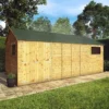 18' X 10' Mercia Shiplap Reverse Apex Workshop (5.4m X 3.2m) -Zen Gardenia Sales si 001 004 0115 18x10 workshop insitu1 min 1