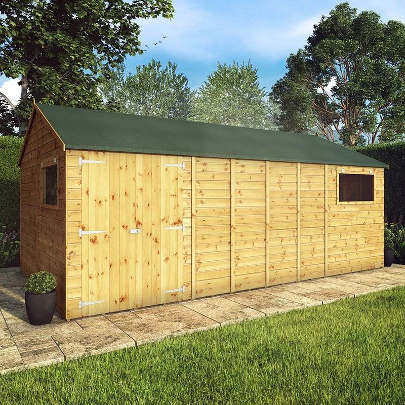 18' X 10' Mercia Shiplap Reverse Apex Workshop (5.4m X 3.2m) 3 18' X 10' Mercia Shiplap Reverse Apex Workshop (5.4m X 3.2m)