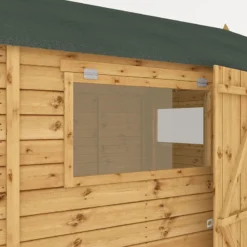 20' X 10' Mercia Shiplap Reverse Apex Workshop (6m X 3.2m) -Zen Gardenia Sales si 001 004 0116 20x10 workshop feature4 min