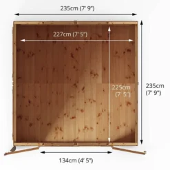 8' X 8' Mercia Shiplap Dutch Barn Shed (2.5m X 2.4m) 18 8' X 8' Mercia Shiplap Dutch Barn Shed (2.5m X 2.4m) -Zen Gardenia Sales si 001 004 0121bun 4 min 3