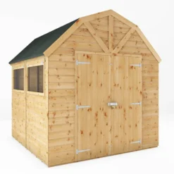 8' X 8' Mercia Shiplap Dutch Barn Shed (2.5m X 2.4m) 20 8' X 8' Mercia Shiplap Dutch Barn Shed (2.5m X 2.4m) -Zen Gardenia Sales si 001 004 0121bun 5 min 3